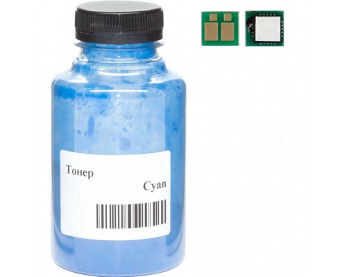 Тонер Canon 054H MF641/643/645, LBP-621/623, 70г 2.3K Cyan +chip AHK (3203747)