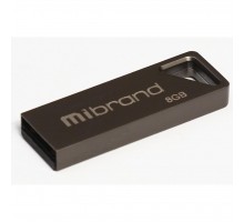 USB флеш накопичувач Mibrand 8GB Stingray Grey USB 2.0 (MI2.0/ST8U5G)