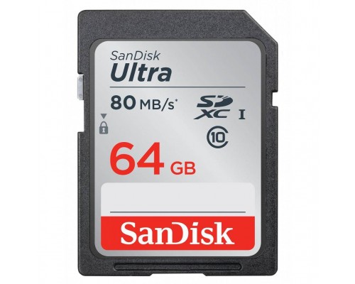 Карта пам'яті SanDisk 64GB SDXC Class 10 UHS-I (SDSDUNC-064G-GN6IN)