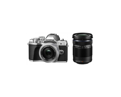 Цифровий фотоапарат Olympus E-M10 mark III Pancake Double Zoom 14-42+40-150Kit S/S/B (V207074SE000)