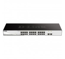 Комутатор мережевий D-Link DGS-1210-10P/ME/B (DGS-1210-26/FL)