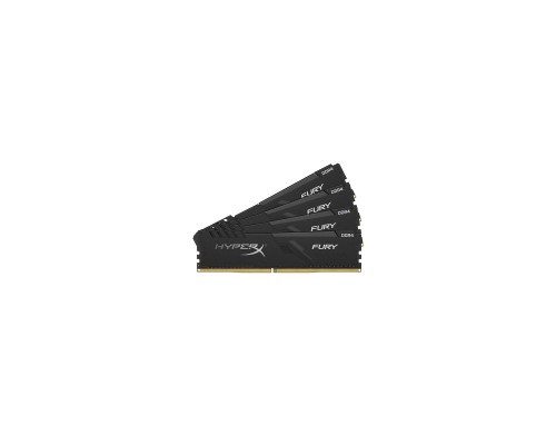 Модуль пам'яті для комп'ютера DDR4 32GB (4x8GB) 3000 MHz HyperX Fury Black Kingston (HX430C15FB3K4/32)