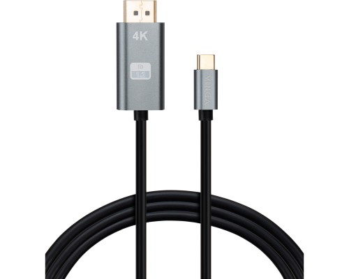 Кабель мультимедійний USB-C to DisplayPort 1.5m v1.2 4K60Hz Vinga (VCPVCCD1215)