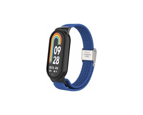 Ремінець до фітнес браслета Armorstandart Braided Solo Loop для Xiaomi Mi Band 8 Blue (ARM69926)