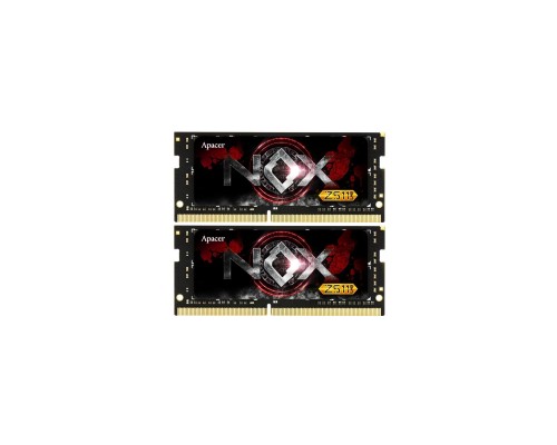 Модуль пам'яті для ноутбука SoDIMM DDR4 32GB (2x16GB) 2400 MHz NOX Series Apacer (ES.32GAT.GEEK2)