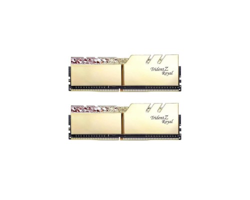 Модуль пам'яті для комп'ютера DDR4 16GB (2x8GB) 3000 MHz TridentZ RGB ROYAL Gold G.Skill (F4-3000C16D-16GTRG)