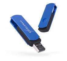 USB флеш накопичувач eXceleram 64GB P2 Series Blue/Black USB 2.0 (EXP2U2BLB64)