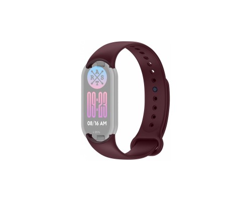 Ремінець до фітнес браслета Armorstandart для Xiaomi Mi Band 8 Marsala (ARM69910)