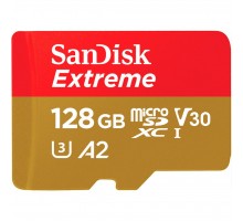 Карта памяти SanDisk 128GB microSD class 10 UHS-I U3 V30 A2 Extreme Mobile Gaming (SDSQXA1-128G-GN6GN)