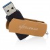 USB флеш накопичувач eXceleram 128GB P2 Series Brown/Black USB 3.1 Gen 1 (EXP2U3BRB128)