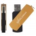 USB флеш накопичувач eXceleram 128GB P2 Series Brown/Black USB 3.1 Gen 1 (EXP2U3BRB128)