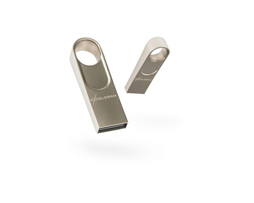 USB флеш накопичувач eXceleram 16GB U5 Series Silver USB 2.0 (EXP2U2U5S16)