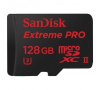 Карта пам'яті SANDISK 128GB microSD class 10 USH-II U3 (SDSQXPJ-128G-GN6M3)