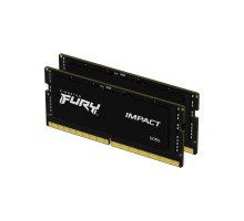 Модуль пам'яті для ноутбука SoDIMM DDR5 16GB (2x8GB) 4800 MHz FURY Impact Kingston Fury (ex.HyperX) (KF548S38IBK2-16)