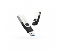 USB флеш накопичувач eXceleram 64GB P1 Series Silver/Black USB 3.1 Gen 1 (EXP1U3SIB64)