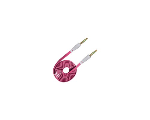 Кабель мультимедійний Jack 3.5mm to jack 3.5mm 1 м Pink XoKo (AUX-010-PNK)