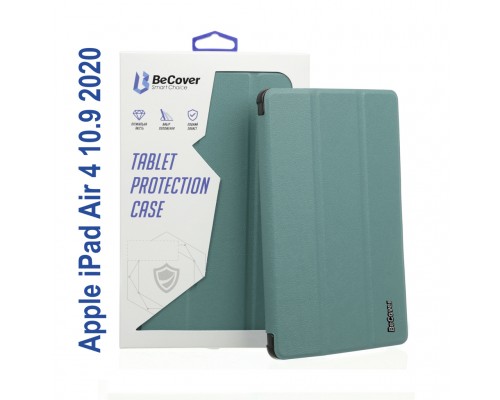 Чохол до планшета BeCover Soft Edge Pencil mount Apple iPad Air 4 10.9 2020/2021 Dark Green (706818)