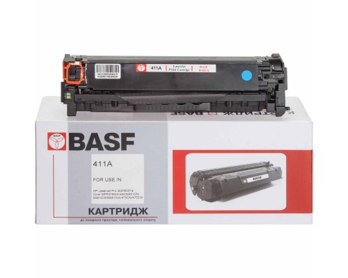 Картридж BASF для HP CLJ M351a/M475dw аналог CE411A Cyan (KT-CE411A)