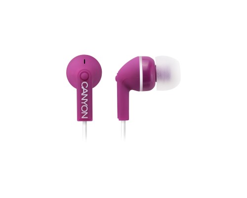 Наушники CANYON fashion earphones Purple (CNS-CEP01P)