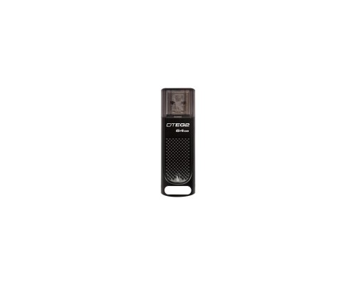 USB флеш накопичувач Kingston 64GB DataTraveler Elite G2 Metal Black USB 3.1 (DTEG2/64GB)