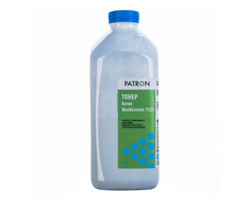 Тонер XEROX WC7525 400г CYAN Patron (PN-XWC7525-2-C-400)