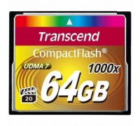 Карта пам'яті Transcend 64Gb Compact Flash 1000x (TS64GCF1000)
