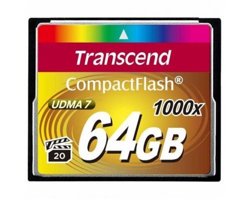 Карта пам'яті Transcend 64Gb Compact Flash 1000x (TS64GCF1000)