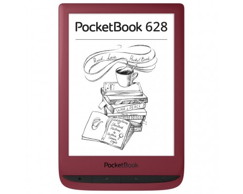 Электронная книга PocketBook 628 Touch Lux5 Ruby Red (PB628-R-CIS)