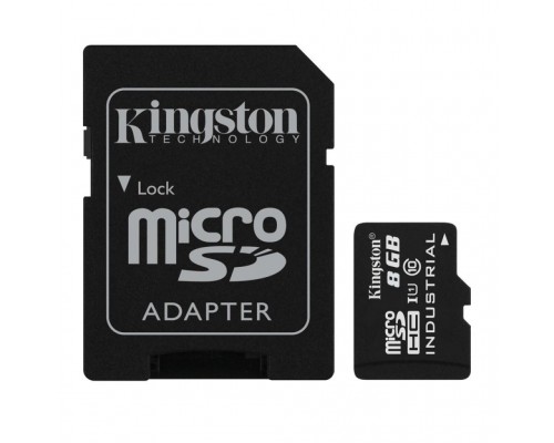 Карта пам'яті Kingston 8GB microSD class 10 UHS-I Industrial (SDCIT/8GB)