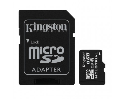 Карта памяти Kingston 8GB microSD class 10 UHS-I Industrial (SDCIT/8GB)