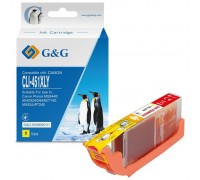 Картридж G&G Canon CLI-451Y Yellow (G&G-6526B001H)