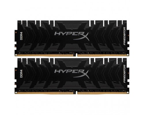 Модуль пам'яті для комп'ютера DDR4 32GB (2x16GB) 3200 MHz HyperX Predator Black Kingston (HX432C16PB3K2/32)