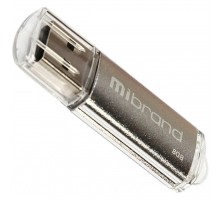 USB флеш накопитель Mibrand 8GB Cougar Silver USB 2.0 (MI2.0/CU8P1S)