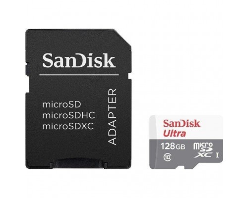 Карта пам'яті SanDisk 128GB microSDXC class 10 UHS-I Ultra (SDSQUNS-128G-GN6TA)