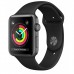 Смарт-годинник Apple Watch Series 3 GPS, 38mm Space Grey Aluminium Case with Blac (MTF02FS/A)