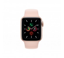 Смарт-часы Apple Watch Series 5 GPS, 40mm Gold Aluminium Case with Pink Sand (MWV72UL/A)