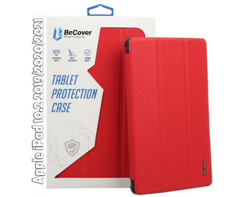 Чохол до планшета BeCover Smart Case для Apple iPad 10.2 2019/2020/2021 Red (704134)