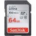 Карта пам'яті SanDisk 64GB SDXC class 10 UHS-I Ultra (SDSDUNR-064G-GN6IN)