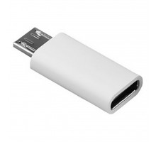 Перехідник Lapara Micro USB Male to USB 3.1 Type-C Female white (LA-MaleMicroUSB-TypeC-Female white)