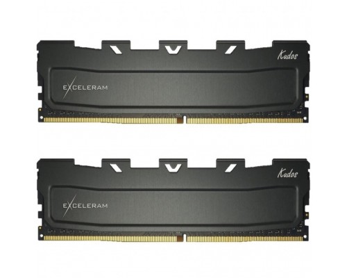 Модуль пам'яті для комп'ютера DDR4 32GB (2x16GB) 3000 MHz Black Kudos eXceleram (EKBLACK4323018AD)