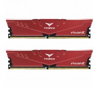 Модуль памяти для компьютера DDR4 16GB (2x8GB) 3200 MHz T-Force Vulcan Z Red Team (TLZRD416G3200HC16CDC01)