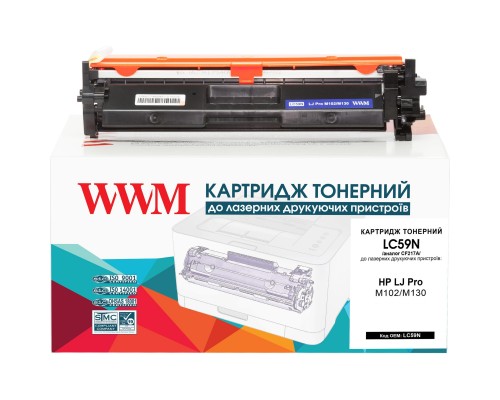 Картридж WWM для HP LJ Pro M102/130 (LC59N)