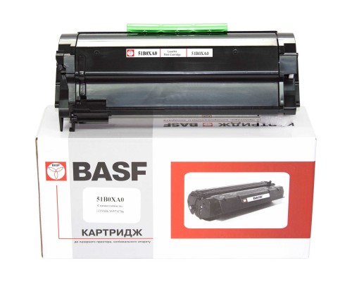 Тонер-картридж BASF Lexmark MS517/617dne , 51B0XA0 Black (BASF-KT-51B0XA0)