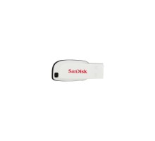 USB флеш накопичувач SanDisk 16GB Cruzer Blade White USB 2.0 (SDCZ50C-016G-B35W)