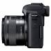 Цифровий фотоапарат Canon EOS M50 + 15-45 IS STM + 22 STM Double Kit Black (2680C055)