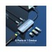 Концентратор Vention USB3.1 Type-C -> HDMI/USB-C Gen 1/USB 3.0x3/PD 100W Hub 6-i (TOFHB)