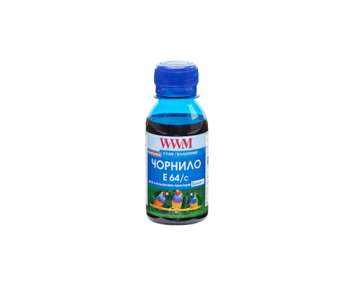 Чорнило WWM EPSON L110/L210/L355 100g Cyan (E64/C-2)