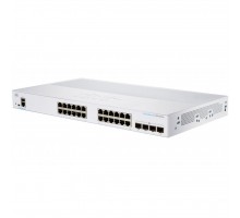 Комутатор мережевий Cisco CBS350-24T-4X-EU