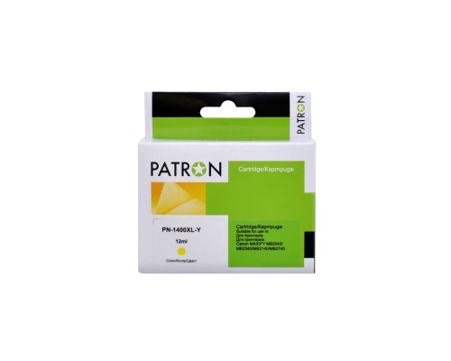 Картридж Patron Canon PGI-1400Y XL (9204B001) 1000 арк (PN-1400XL-Y)