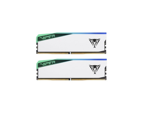 Модуль пам'яті для комп'ютера DDR5 32GB (2x16GB) 6600 MHz Viper Elite 5 RGB Patriot (PVER532G66C36KW)